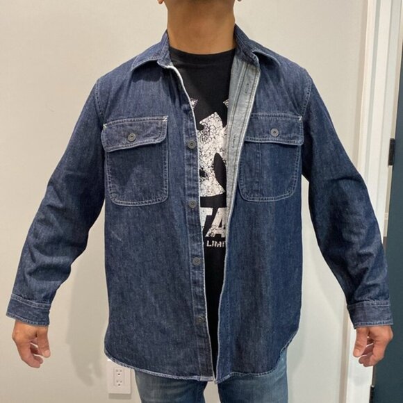 Gap Denim Shirt, Blue Jean Shirt - Picture 2 of 12